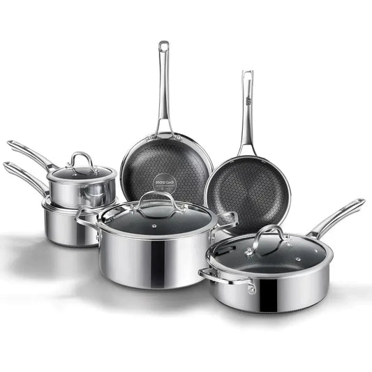Snowclad Hybrid Cookware Set