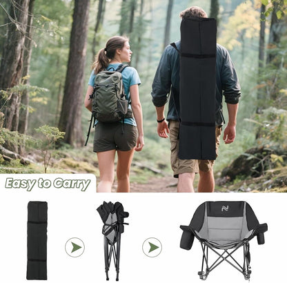 🔥Limited-Time Offer: $29.9! Heavy-Duty Folding Rocking Chair | 400 lb Weight Capacity | Folds in Seconds | Must-Have for Camping, Patios, and RVs