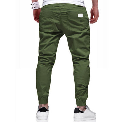 👖 50% OFF NOW! 🏃 Men's Casual Joggers – Drawstring Elastic Waist, Slim Fit & High Stretch – Perfect for All Seasons 🌧️