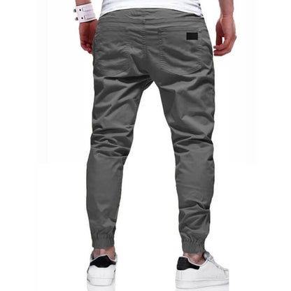👖 50% OFF NOW! 🏃 Men's Casual Joggers – Drawstring Elastic Waist, Slim Fit & High Stretch – Perfect for All Seasons 🌧️