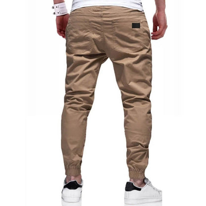👖 50% OFF NOW! 🏃 Men's Casual Joggers – Drawstring Elastic Waist, Slim Fit & High Stretch – Perfect for All Seasons 🌧️