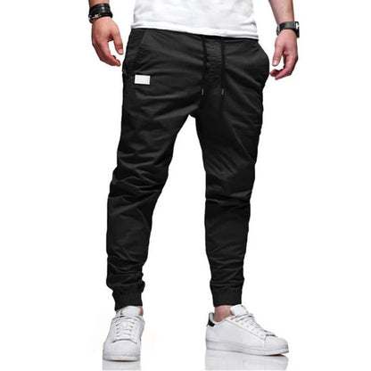 👖 50% OFF NOW! 🏃 Men's Casual Joggers – Drawstring Elastic Waist, Slim Fit & High Stretch – Perfect for All Seasons 🌧️